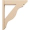 Ekena Millwork 8-in W x 34-in D x 40-in H Funston Slat Rough Cedar Woodgrain TimberThane Outlooker, Primed Tan OUTUR080X34X40FST24RCPR - alternate 2